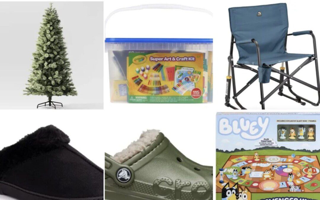 Target Black Friday Deals – Artificial Trees, Crayola, GCI, Crocs, Muk Luks, Bluey, and Pyrex!